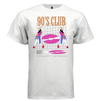 90'S CLUB Retro Y2K Vinyl Vintage Graphic T-Shirt | Unisex Streetwear 208 - Project Hood