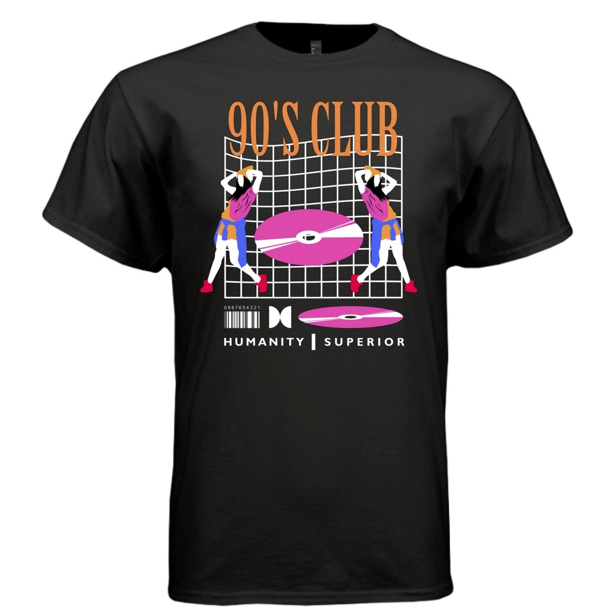 90'S CLUB Retro Y2K Vinyl Vintage Graphic T-Shirt | Unisex Streetwear 208 - Project Hood