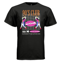 90'S CLUB Retro Y2K Vinyl Vintage Graphic T-Shirt | Unisex Streetwear 208 - Project Hood