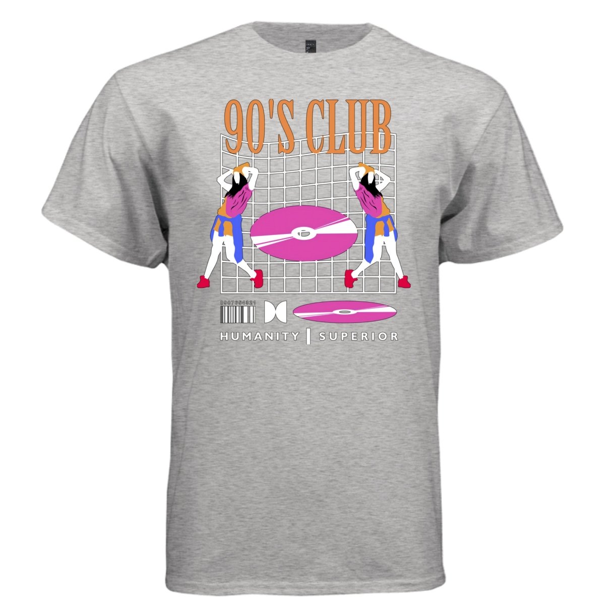 90'S CLUB Retro Y2K Vinyl Vintage Graphic T-Shirt | Unisex Streetwear 208 - Project Hood