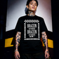 Unisex 90s vintage mono tone graphic T-shirt with bold full print, no halftones, authentic retro streetwear style