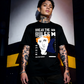Unisex 90s vintage mono tone graphic T-shirt with bold full print, no halftones, authentic retro streetwear style