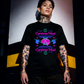 Unisex 90s vintage mono tone graphic T-shirt with bold full print, no halftones, authentic retro streetwear style