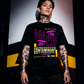 Unisex 90s vintage mono tone graphic T-shirt with bold full print, no halftones, authentic retro streetwear style