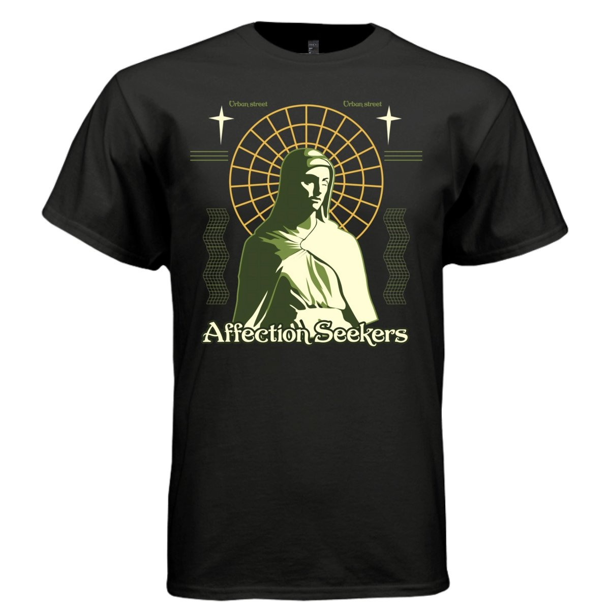 AFFECTION SEEKERS Cyber Gothic Madonna Graphic T-Shirt | Unisex Streetwear 217 - Project Hood