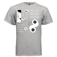 AGELAST Y2K Grunge Sad Face Graphic T-Shirt | Unisex Streetwear 218 - Project Hood