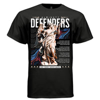 Almighty Defenders Angel Graphic T-Shirt | Faith Streetwear | Leader Defender Protector Guardian | Project Hood 27 - Project Hood