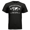 ALWAYS LOOKING FORWARD Y2K World Map Graphic T-Shirt | Unisex Streetwear 220 - Project Hood