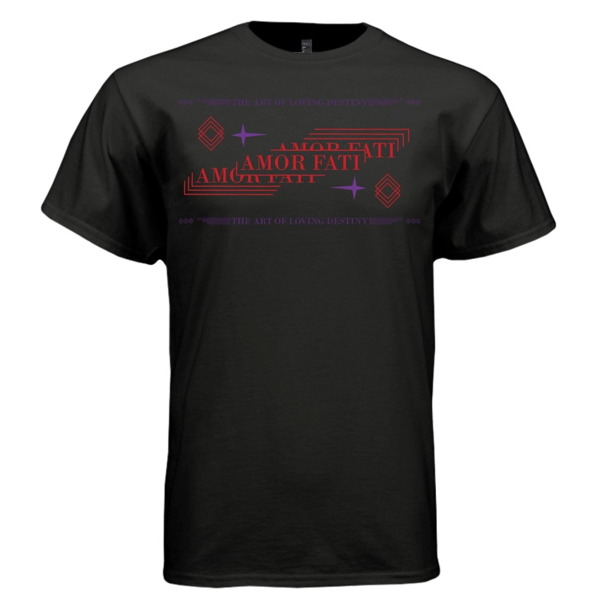 AMOR FATI Stoic Typography Graphic T-Shirt | Unisex Streetwear 225 - Project Hood