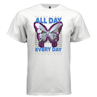 AN INTROVERT Y2K Silhouette Repeat Text Graphic T-Shirt | Unisex Streetwear 219 - Project Hood