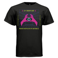 AN ORDINARY Y2K Heart Hands Grid Graphic T-Shirt | Unisex Streetwear 228 - Project Hood