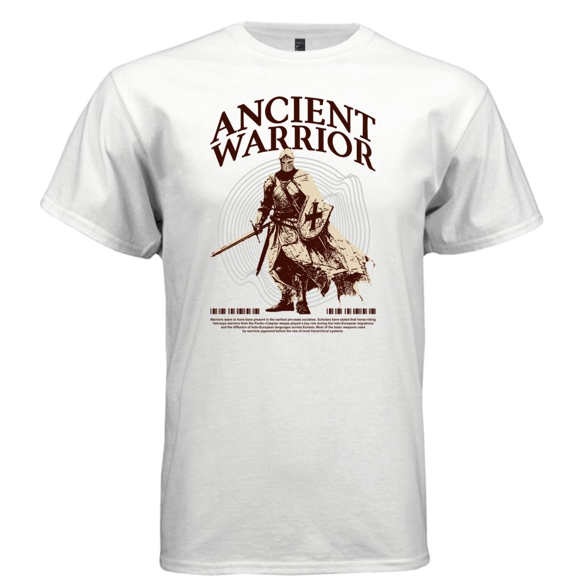 ANCIENT WARRIOR Crusader Knight Graphic T-Shirt | Unisex Streetwear 232 - Project Hood