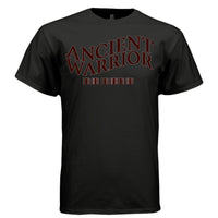 ANCIENT WARRIOR Typographic Crest Graphic T-Shirt | Unisex Streetwear 233 - Project Hood