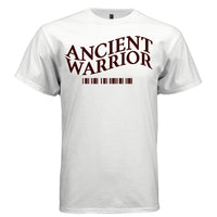 ANCIENT WARRIOR Typographic Crest Graphic T-Shirt | Unisex Streetwear 233 - Project Hood
