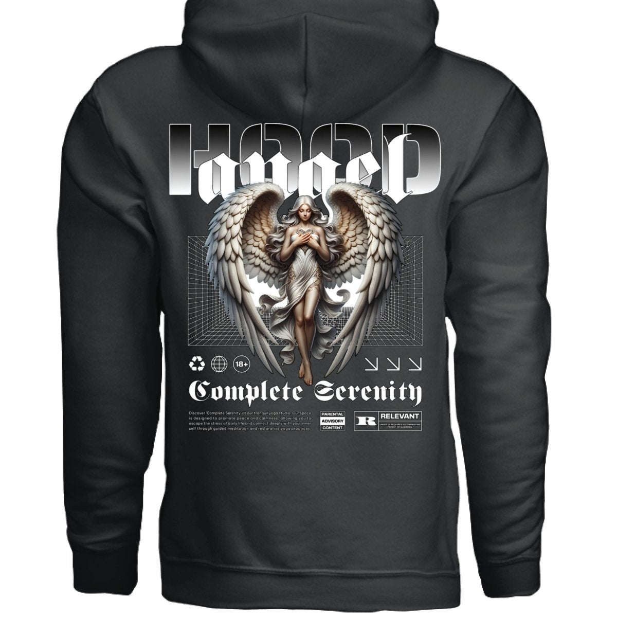 ANGEL Complete Serenity Graphic Oversized Hoodie | Project Hood 189 - Project Hood