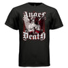 ANGEL OF DEATH Gothic Marble Angel Gun Oversized Streetwear T-Shirt | Project Hood 172 - Project Hood