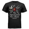 ANGELS GUARD OUR HEARTS Cherub Anatomical Heart Oversized Streetwear T-Shirt | Project Hood 154 - Project Hood
