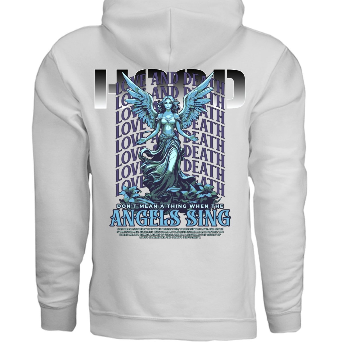 ANGELS SING Love and Death Graphic Oversized Hoodie | Project Hood 191 - Project Hood