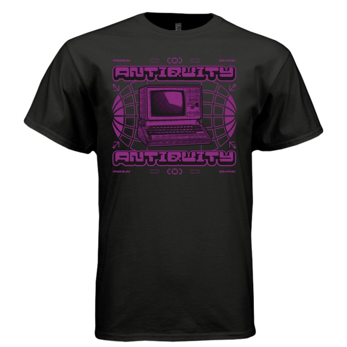 ANTIQUITY Y2K Retro Computer Graphic T-Shirt | Unisex Streetwear 238 - Project Hood