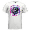 ANXIETY BE GONE Cute Reaper Mental Health Graphic T-Shirt | Cute Goth Tee 421 - Project Hood
