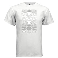 ANXIETY Line Art Skull Graphic T-Shirt | Unisex Streetwear 239 - Project Hood