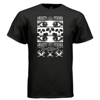 ANXIETY Line Art Skull Graphic T-Shirt | Unisex Streetwear 239 - Project Hood