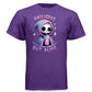 ANXIOUS BUT ALIVE Cute Reaper Anxiety Humor Graphic T-Shirt | Cute Goth Tee 422 - Project Hood