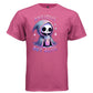 ANXIOUS BUT ALIVE Cute Reaper Anxiety Humor Graphic T-Shirt | Cute Goth Tee 422 - Project Hood