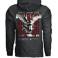 ARDOR Radiant Surge Marble Angel Red Typography Oversized Hoodie | Project Hood 108 - Project Hood
