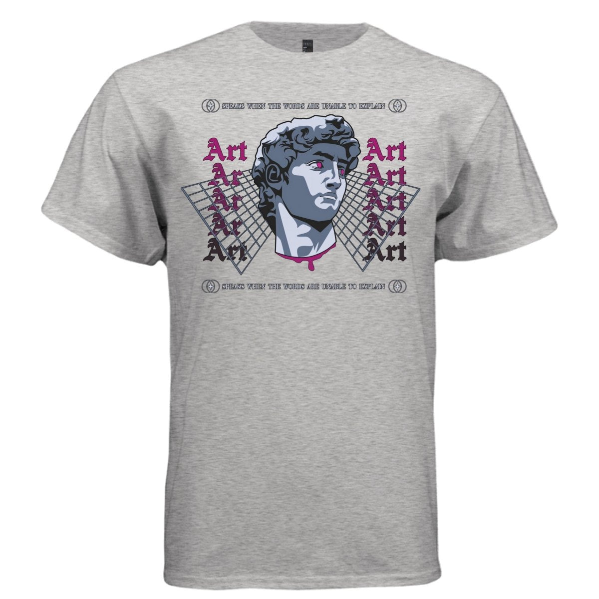 ART Vaporwave David Statue Graphic T-Shirt | Unisex Streetwear 241 - Project Hood