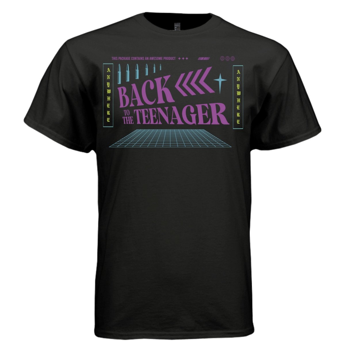 BACK TO THE TEENAGER Y2K Bold Typography Graphic T-Shirt | Unisex Streetwear 247 - Project Hood