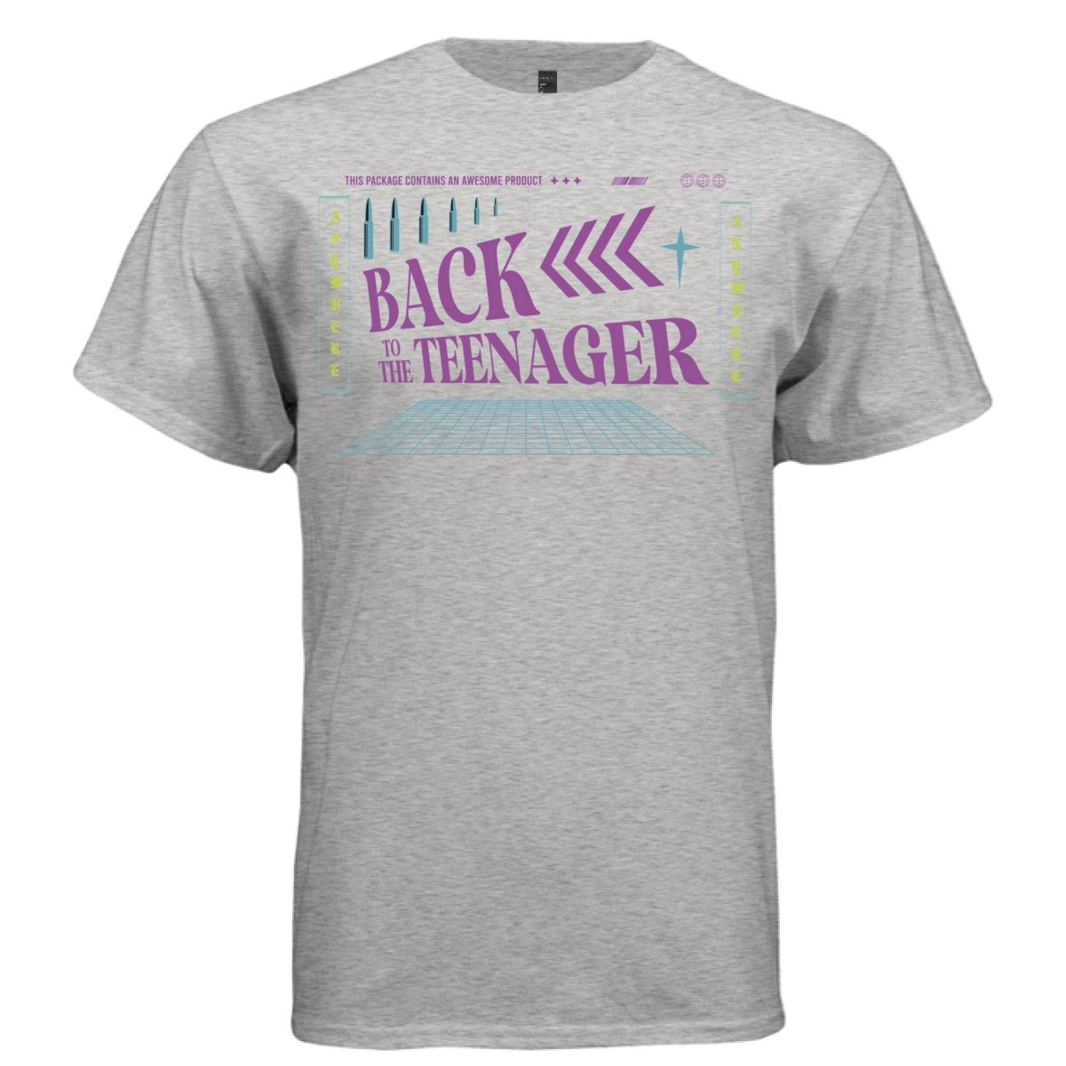 BACK TO THE TEENAGER Y2K Bold Typography Graphic T-Shirt | Unisex Streetwear 247 - Project Hood