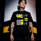 BAD GUY Y2K Acid Smiley Skull Graphic T-Shirt | Unisex Streetwear 248 - Project Hood