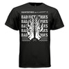 BAD INTENTIONS Y2K Praying Skeleton Hands Graphic T-Shirt | Unisex Streetwear 250 - Project Hood
