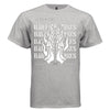 BAD INTENTIONS Y2K Praying Skeleton Hands Graphic T-Shirt | Unisex Streetwear 250 - Project Hood