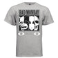 BAD MONDAY Black and White Four Faces Graphic T-Shirt | Unisex Streetwear 252 - Project Hood
