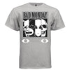 BAD MONDAY Black and White Four Faces Graphic T-Shirt | Unisex Streetwear 252 - Project Hood