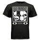 BAD MONDAY Black and White Four Faces Graphic T-Shirt | Unisex Streetwear 252 - Project Hood