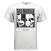BAD MONDAY Black and White Four Faces Graphic T-Shirt | Unisex Streetwear 252 - Project Hood