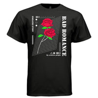 BAD ROMANCE Y2K Red Roses Grid Graphic T-Shirt | Unisex Streetwear 253 - Project Hood