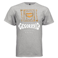 BASOREXIA Y2K Orange Grin Graphic T-Shirt | Unisex Streetwear 255 - Project Hood