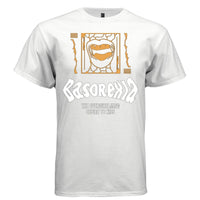 BASOREXIA Y2K Orange Grin Graphic T-Shirt | Unisex Streetwear 255 - Project Hood