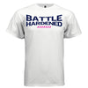 BATTLE HARDENED Bold Navy Typography Graphic T-Shirt | Unisex Streetwear 257 - Project Hood