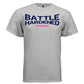 BATTLE HARDENED Bold Navy Typography Graphic T-Shirt | Unisex Streetwear 257 - Project Hood