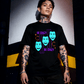 BE CRAZY Y2K Comedy Masks Graphic T-Shirt | Unisex Streetwear 260 - Project Hood