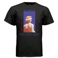 BE GREAT Y2K Exploding Statue Graphic T-Shirt | Unisex Streetwear 261 - Project Hood