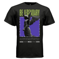 Be Legendary Angel Graphic T-Shirt | Motivational Streetwear | Life Is a Canvas Paint It With Vibrant Colors of Joy Love and Gratitude | Project Hood 31 - Project Hood