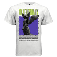 Be Legendary Angel Graphic T-Shirt | Motivational Streetwear | Life Is a Canvas Paint It With Vibrant Colors of Joy Love and Gratitude | Project Hood 31 - Project Hood