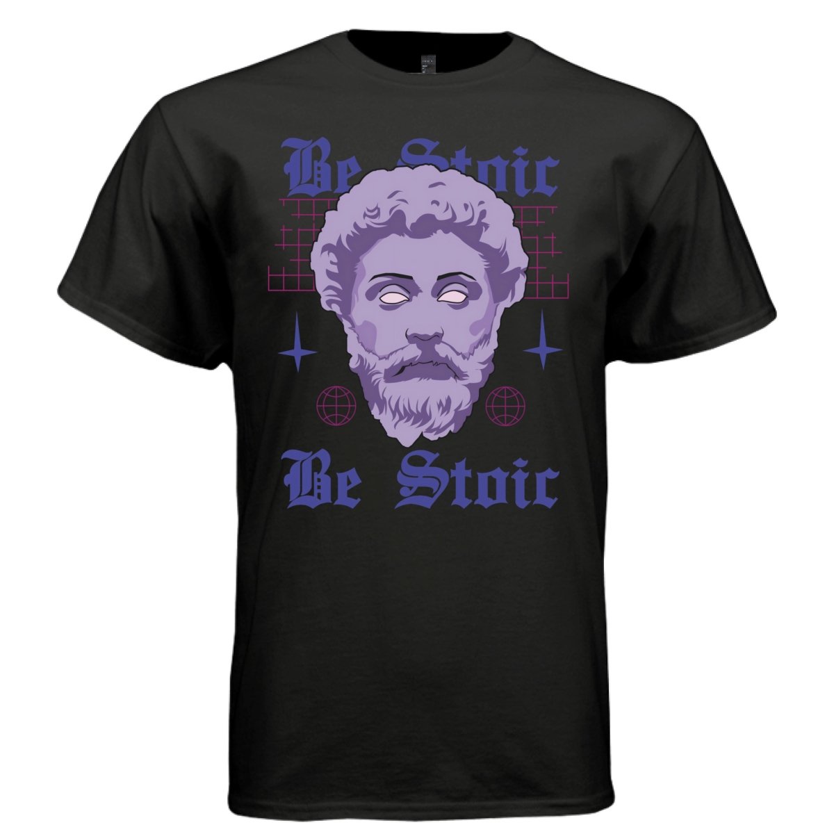 BE STOIC Y2K Marcus Aurelius Bust Graphic T-Shirt | Unisex Streetwear 263 - Project Hood