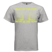BEAST OF THE MIND Y2K Spiral Vortex Typography Graphic T-Shirt | Unisex Streetwear 266 - Project Hood